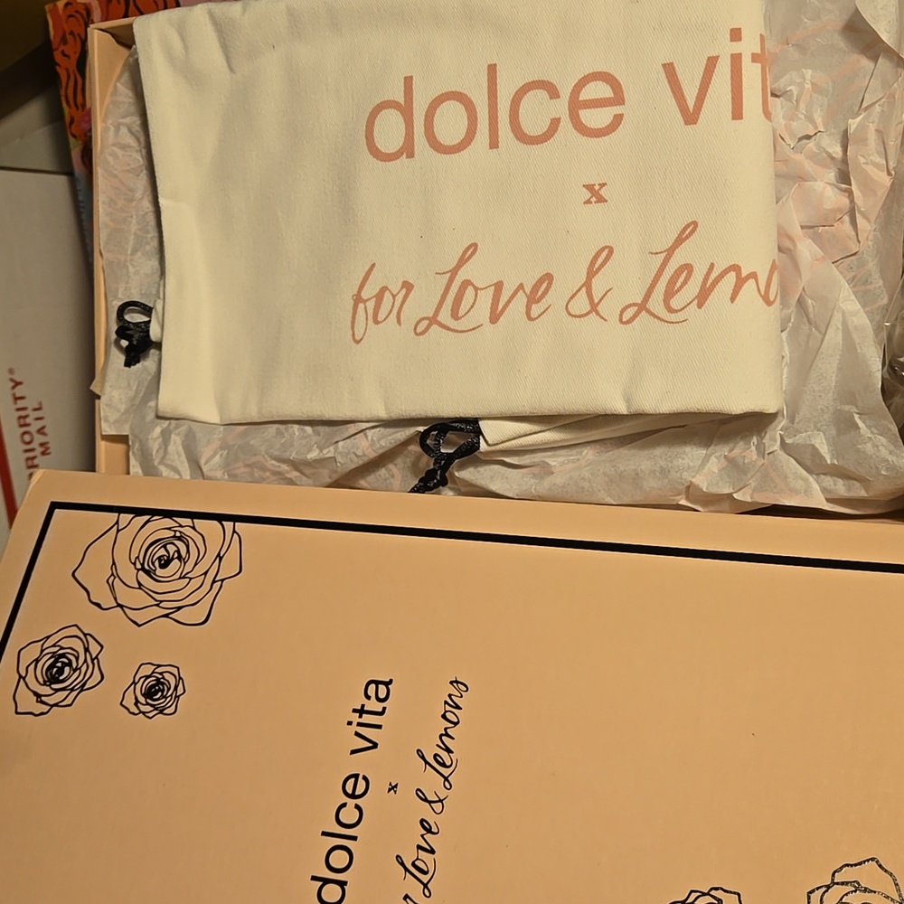 NWT Dolce Vita x for Love & Lemons Claira bow rosebud Mary Jane ballet flat shoe - Picture 7 of 14